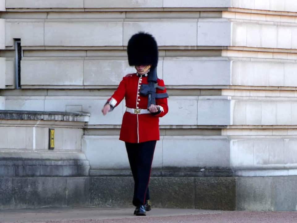 Buckingham Palace Wache Bild 002